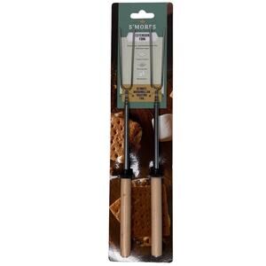 S’mores Extension Fork Set of 2 Telescoping Marshmallow Roasting Sticks 32” New